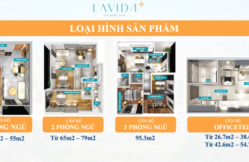 Bán căn hộ lavida plus 1PN, liền kề KĐT phú mỹ hưng, Q7